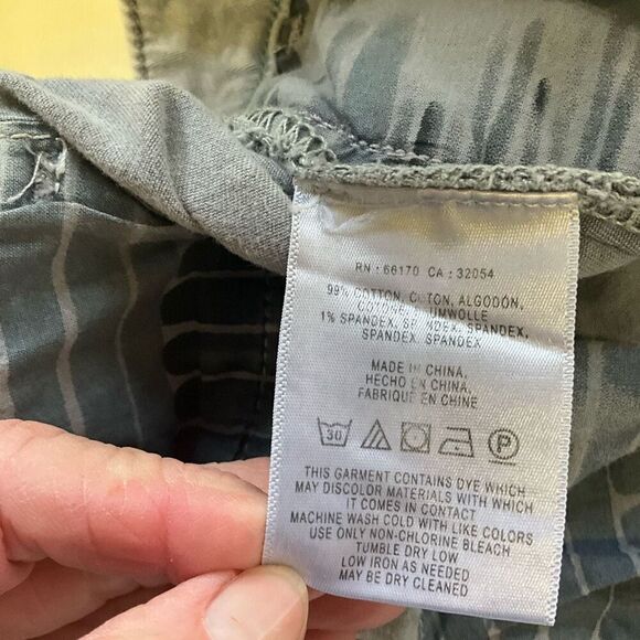 Chino by Anthropologie Women’s 28 Relaxed Gray Mom Style Shorts Stretch - Picture 10 of 12